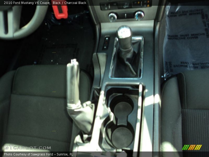 Black / Charcoal Black 2010 Ford Mustang V6 Coupe