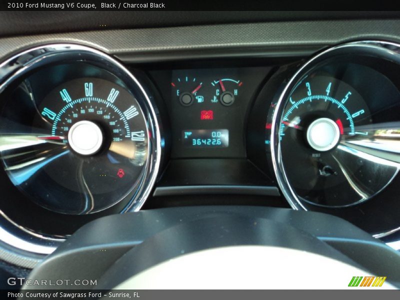 Black / Charcoal Black 2010 Ford Mustang V6 Coupe