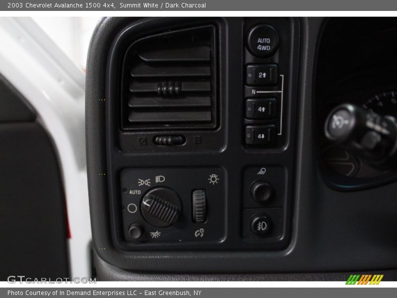 Summit White / Dark Charcoal 2003 Chevrolet Avalanche 1500 4x4