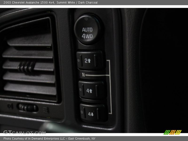 Summit White / Dark Charcoal 2003 Chevrolet Avalanche 1500 4x4