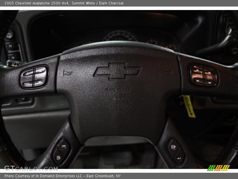 Summit White / Dark Charcoal 2003 Chevrolet Avalanche 1500 4x4