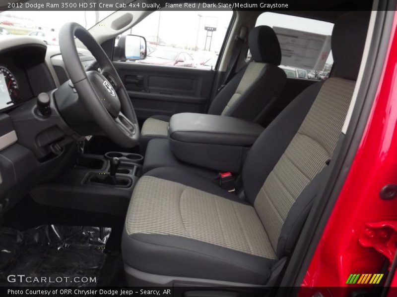 Front Seat of 2012 Ram 3500 HD ST Crew Cab 4x4 Dually