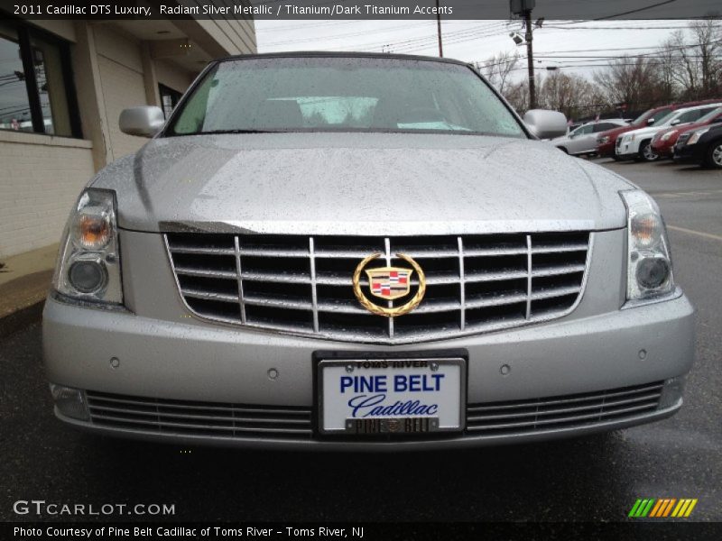 Radiant Silver Metallic / Titanium/Dark Titanium Accents 2011 Cadillac DTS Luxury