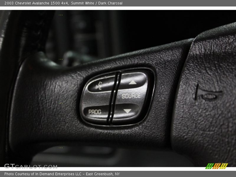 Summit White / Dark Charcoal 2003 Chevrolet Avalanche 1500 4x4