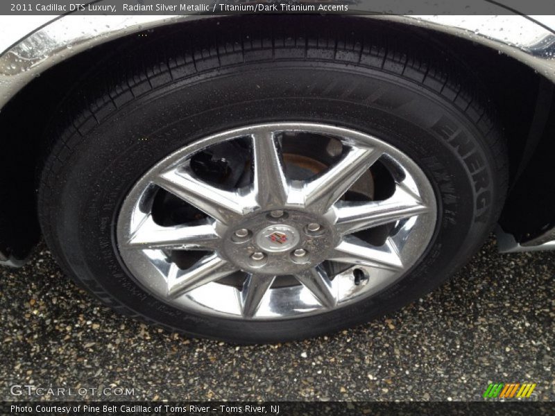 Radiant Silver Metallic / Titanium/Dark Titanium Accents 2011 Cadillac DTS Luxury