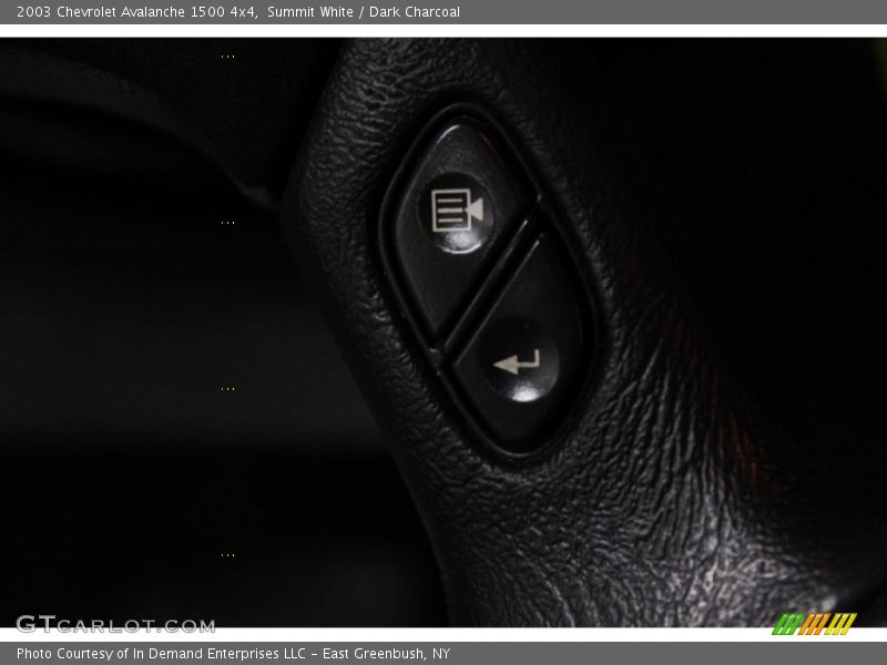 Summit White / Dark Charcoal 2003 Chevrolet Avalanche 1500 4x4