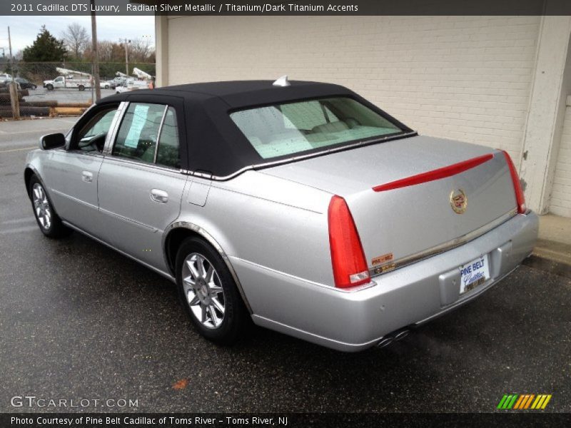 Radiant Silver Metallic / Titanium/Dark Titanium Accents 2011 Cadillac DTS Luxury