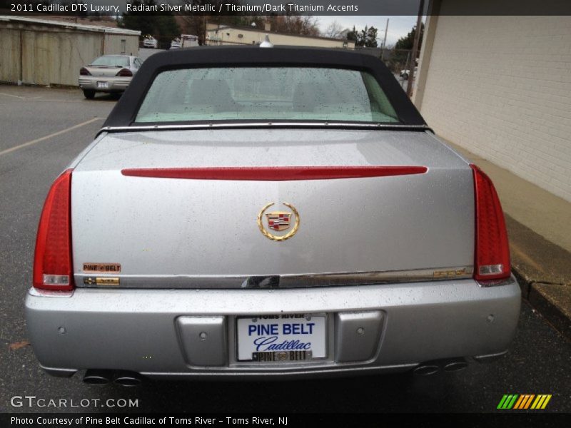 Radiant Silver Metallic / Titanium/Dark Titanium Accents 2011 Cadillac DTS Luxury