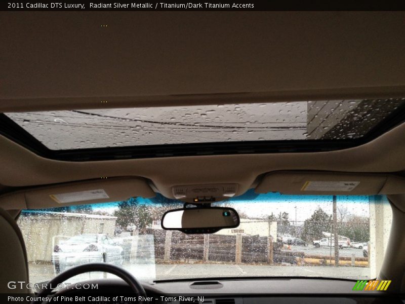 Radiant Silver Metallic / Titanium/Dark Titanium Accents 2011 Cadillac DTS Luxury