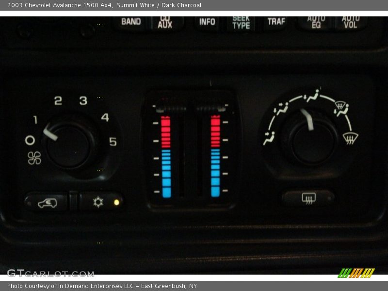 Summit White / Dark Charcoal 2003 Chevrolet Avalanche 1500 4x4