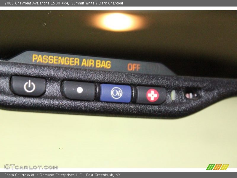 Summit White / Dark Charcoal 2003 Chevrolet Avalanche 1500 4x4