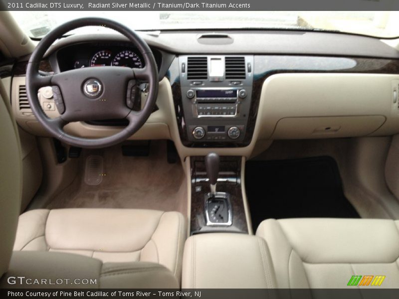 Radiant Silver Metallic / Titanium/Dark Titanium Accents 2011 Cadillac DTS Luxury