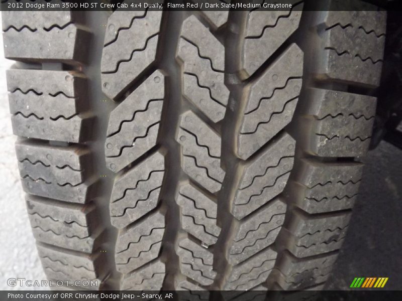 Flame Red / Dark Slate/Medium Graystone 2012 Dodge Ram 3500 HD ST Crew Cab 4x4 Dually