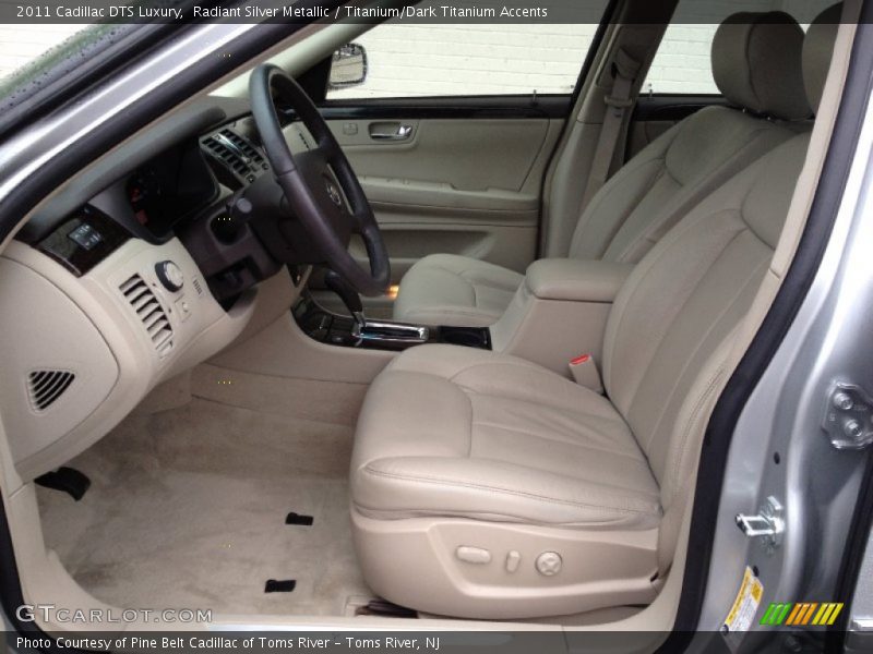 Radiant Silver Metallic / Titanium/Dark Titanium Accents 2011 Cadillac DTS Luxury
