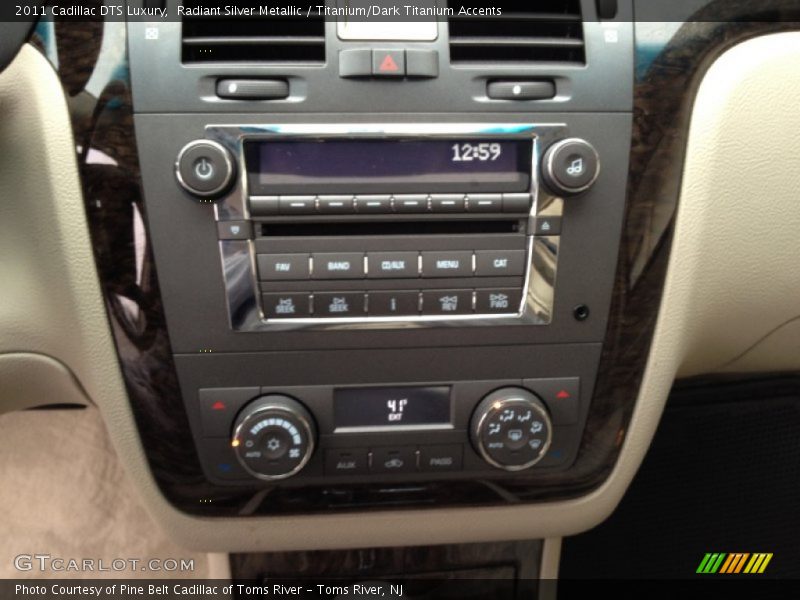 Radiant Silver Metallic / Titanium/Dark Titanium Accents 2011 Cadillac DTS Luxury