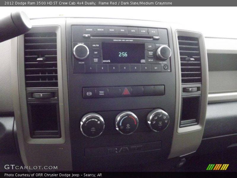 Flame Red / Dark Slate/Medium Graystone 2012 Dodge Ram 3500 HD ST Crew Cab 4x4 Dually