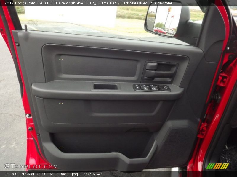 Flame Red / Dark Slate/Medium Graystone 2012 Dodge Ram 3500 HD ST Crew Cab 4x4 Dually