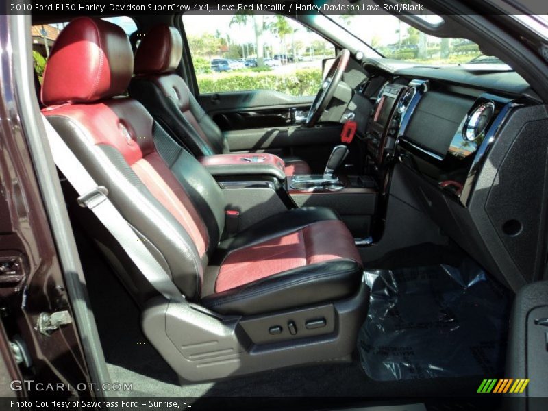 Lava Red Metallic / Harley Davidson Lava Red/Black 2010 Ford F150 Harley-Davidson SuperCrew 4x4