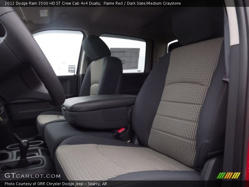 Flame Red / Dark Slate/Medium Graystone 2012 Dodge Ram 3500 HD ST Crew Cab 4x4 Dually