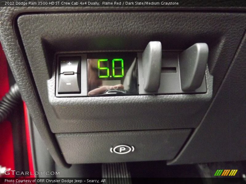 Flame Red / Dark Slate/Medium Graystone 2012 Dodge Ram 3500 HD ST Crew Cab 4x4 Dually