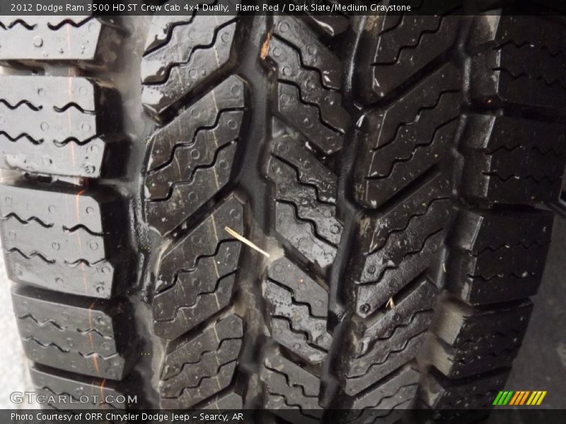 Flame Red / Dark Slate/Medium Graystone 2012 Dodge Ram 3500 HD ST Crew Cab 4x4 Dually