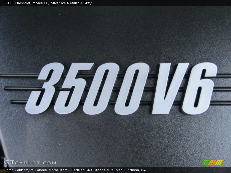 Silver Ice Metallic / Gray 2012 Chevrolet Impala LT