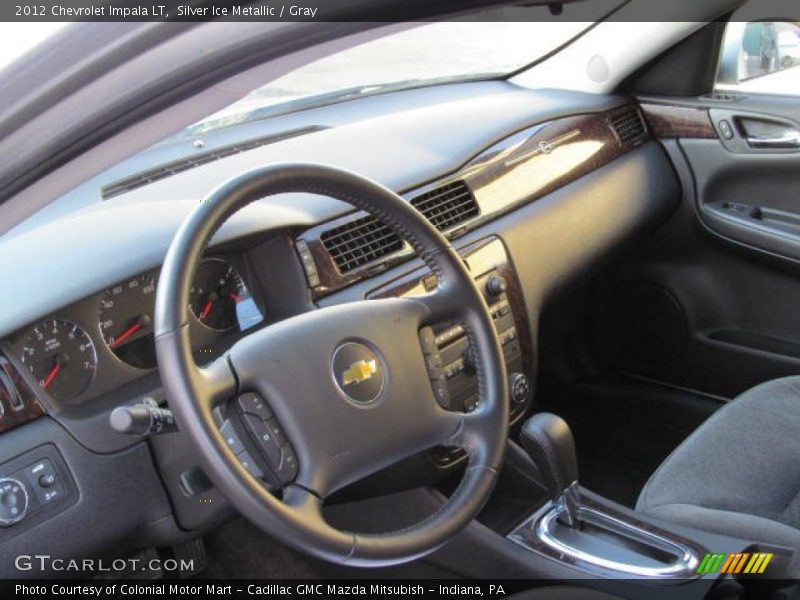 Silver Ice Metallic / Gray 2012 Chevrolet Impala LT