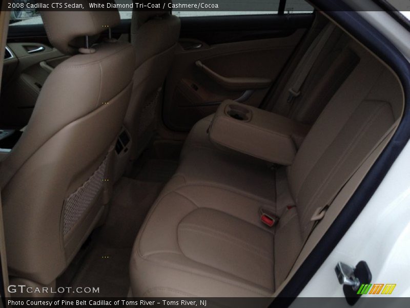 White Diamond Tri-Coat / Cashmere/Cocoa 2008 Cadillac CTS Sedan