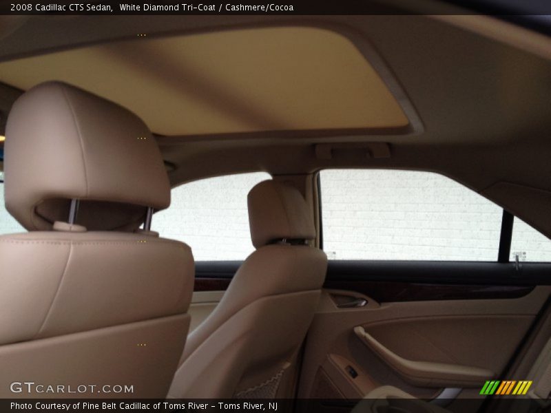 White Diamond Tri-Coat / Cashmere/Cocoa 2008 Cadillac CTS Sedan