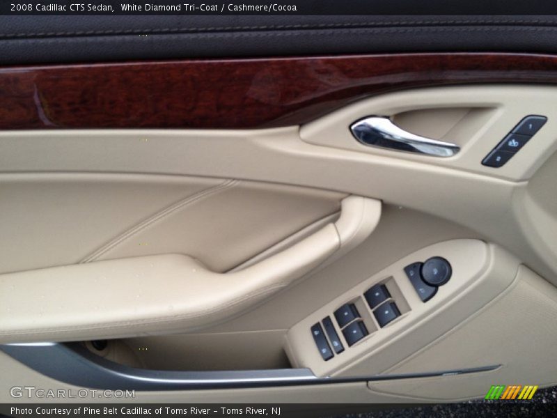 White Diamond Tri-Coat / Cashmere/Cocoa 2008 Cadillac CTS Sedan