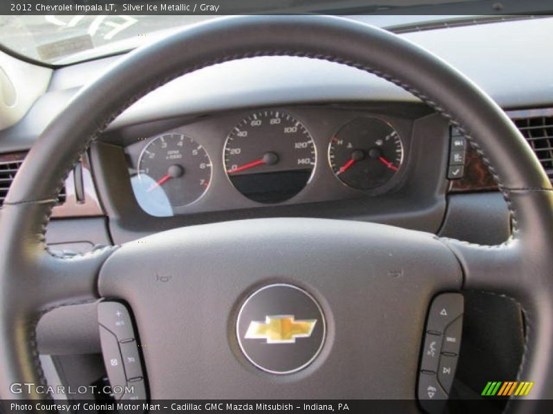 Silver Ice Metallic / Gray 2012 Chevrolet Impala LT