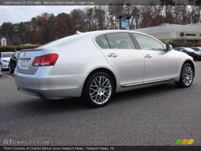 Mercury Silver Metallic / Light Gray 2009 Lexus GS 350 AWD