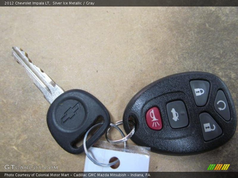 Silver Ice Metallic / Gray 2012 Chevrolet Impala LT