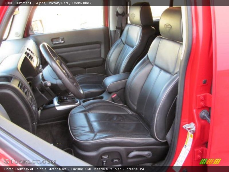 Victory Red / Ebony Black 2008 Hummer H3 Alpha