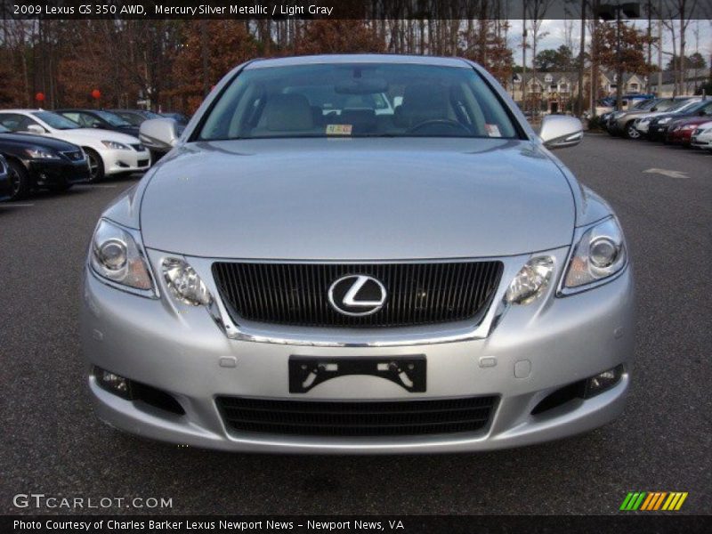 Mercury Silver Metallic / Light Gray 2009 Lexus GS 350 AWD