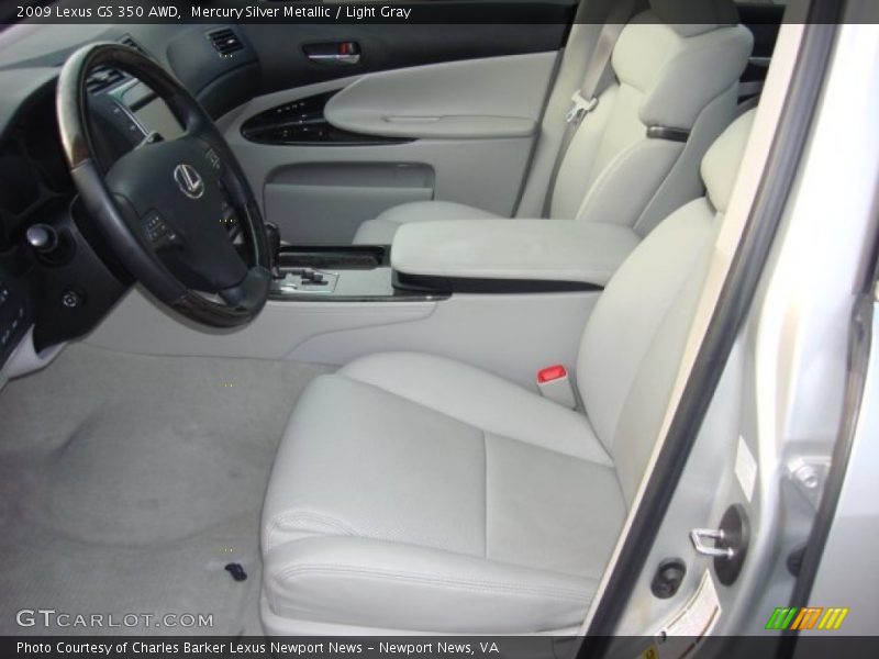 Mercury Silver Metallic / Light Gray 2009 Lexus GS 350 AWD