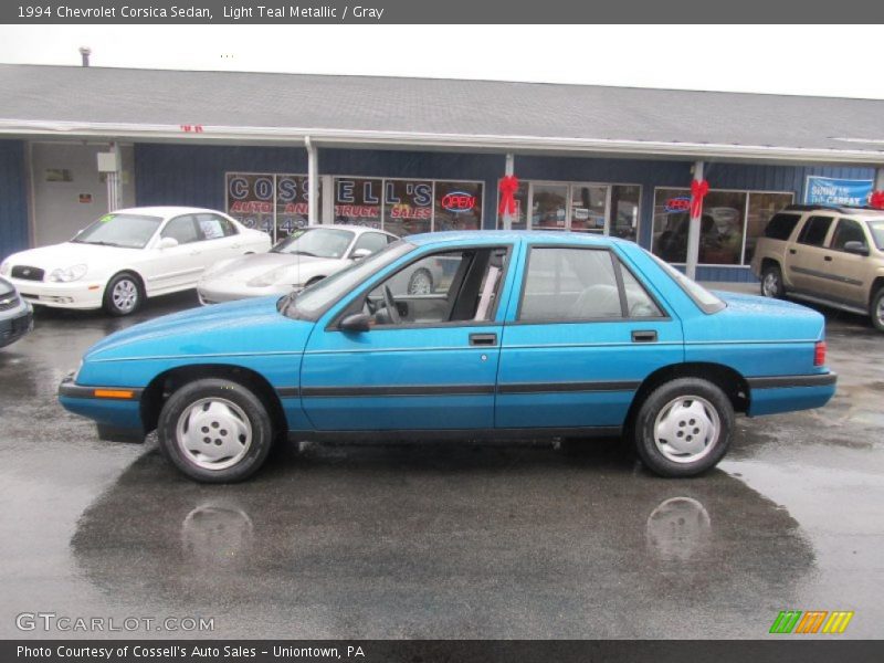 Light Teal Metallic / Gray 1994 Chevrolet Corsica Sedan