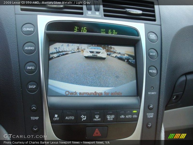 Mercury Silver Metallic / Light Gray 2009 Lexus GS 350 AWD