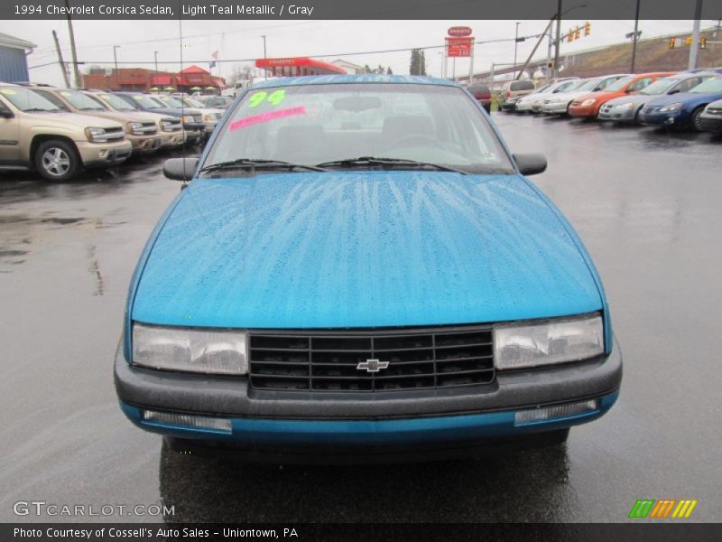 Light Teal Metallic / Gray 1994 Chevrolet Corsica Sedan