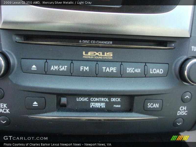 Mercury Silver Metallic / Light Gray 2009 Lexus GS 350 AWD