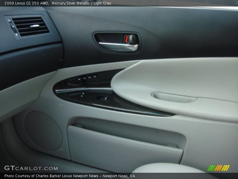 Mercury Silver Metallic / Light Gray 2009 Lexus GS 350 AWD
