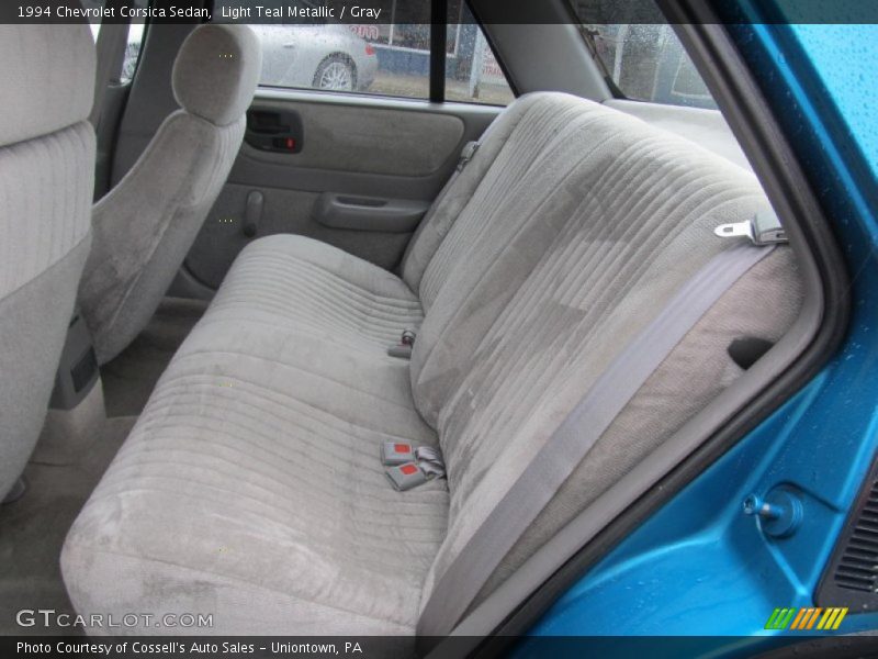 Rear Seat of 1994 Corsica Sedan