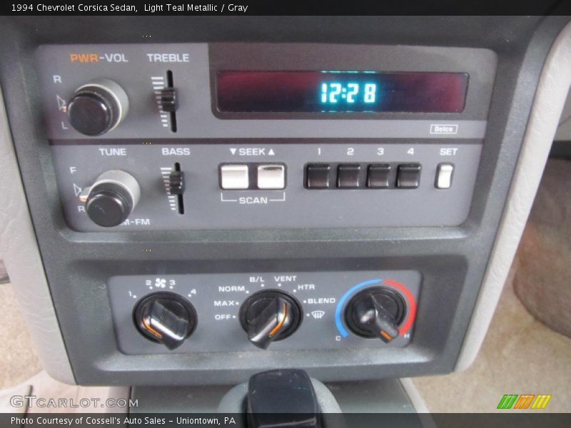 Controls of 1994 Corsica Sedan