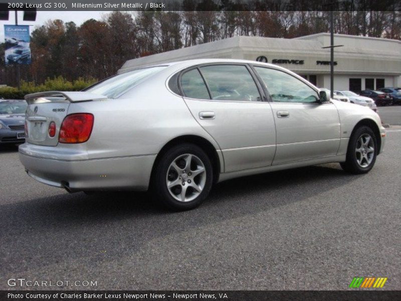 Millennium Silver Metallic / Black 2002 Lexus GS 300