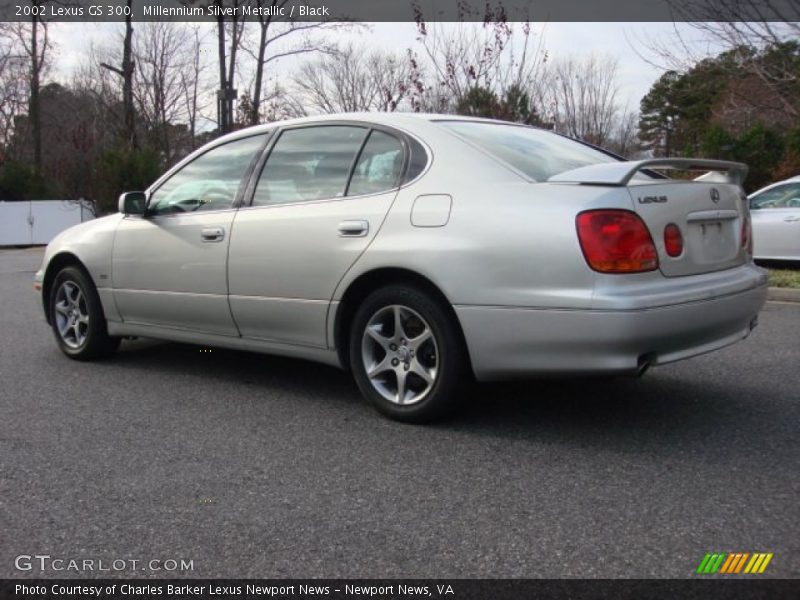 Millennium Silver Metallic / Black 2002 Lexus GS 300