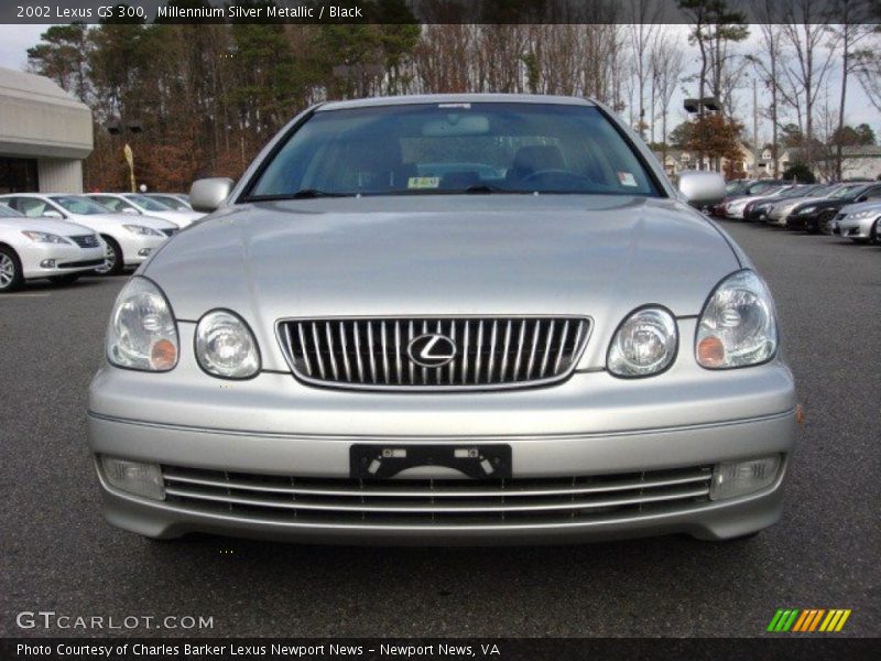 Millennium Silver Metallic / Black 2002 Lexus GS 300