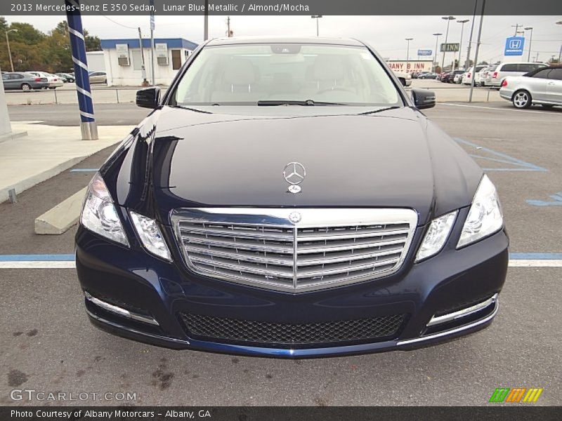 Lunar Blue Metallic / Almond/Mocha 2013 Mercedes-Benz E 350 Sedan
