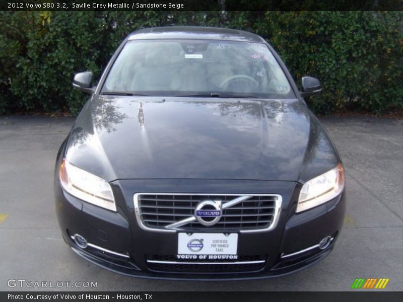 Saville Grey Metallic / Sandstone Beige 2012 Volvo S80 3.2