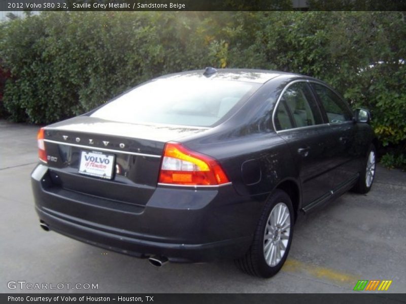 Saville Grey Metallic / Sandstone Beige 2012 Volvo S80 3.2