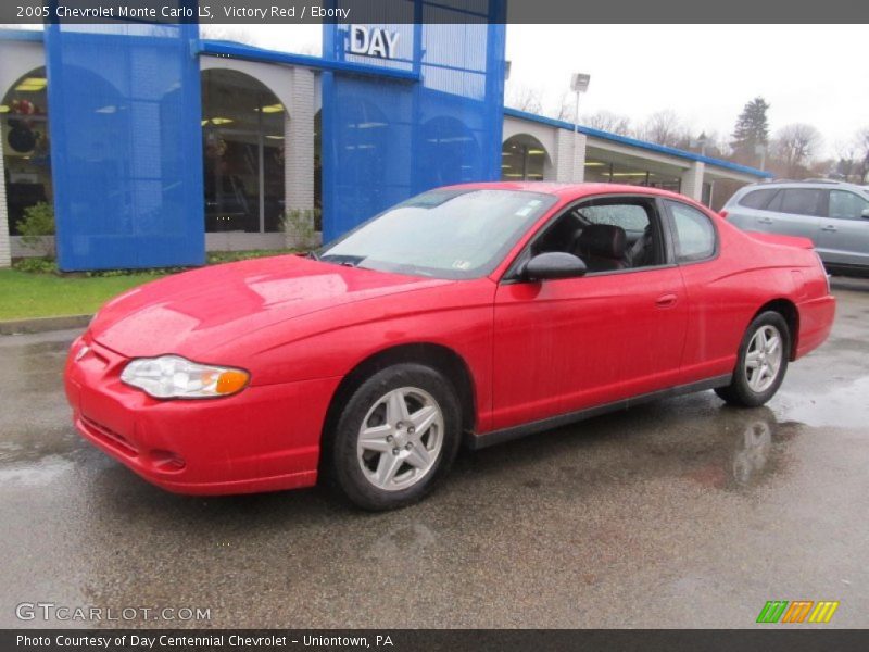 Victory Red / Ebony 2005 Chevrolet Monte Carlo LS